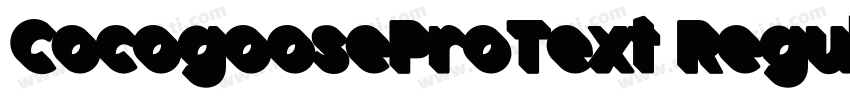 CocogooseProText Regular字体转换